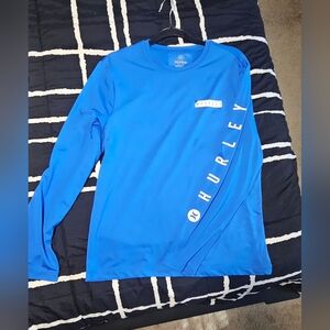 Hurley Vibrant Blue Long Sleeve Tee
